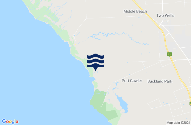 Karte der Gezeiten Port Gawler Beach, Australia