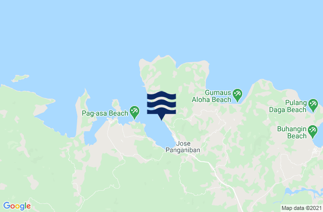 Karte der Gezeiten Port Jose Panganiban, Philippines