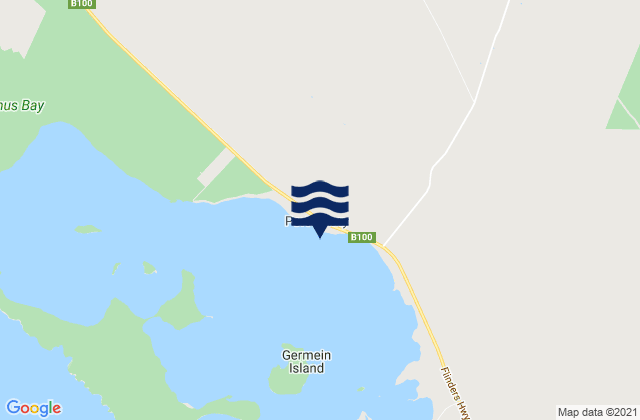 Karte der Gezeiten Port Kenny, Australia