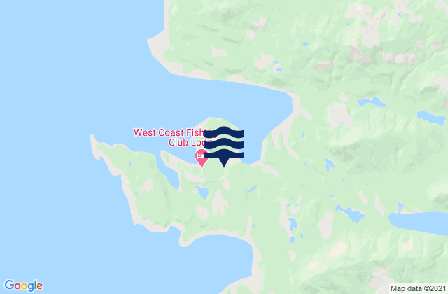 Karte der Gezeiten Port Louis, Canada
