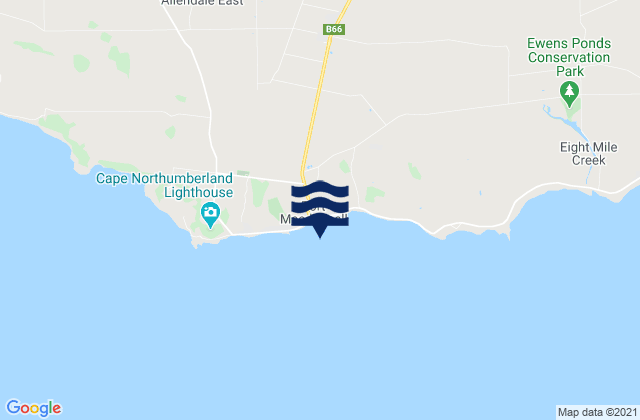 Karte der Gezeiten Port Macdonnell, Australia