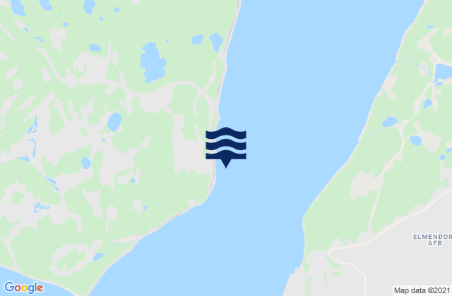 Karte der Gezeiten Port Mackenzie, United States