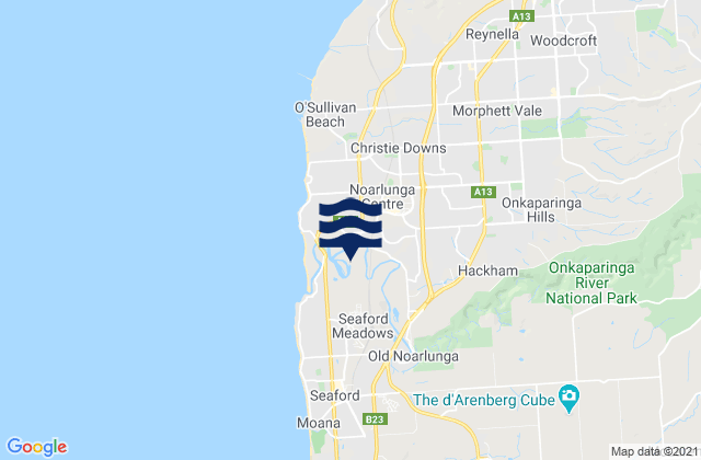 Karte der Gezeiten Port Noarlunga, Australia