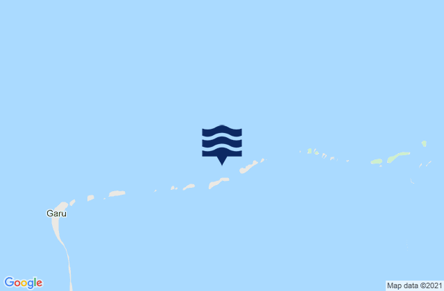 Karte der Gezeiten Port Rhin, Kiribati