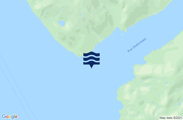 Karte der Gezeiten Port Snettisham (Point Styleman), United States