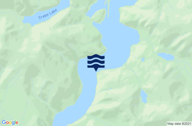 Karte der Gezeiten Port Snettisham Crib Point, United States