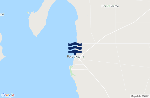 Karte der Gezeiten Port Victoria, Australia