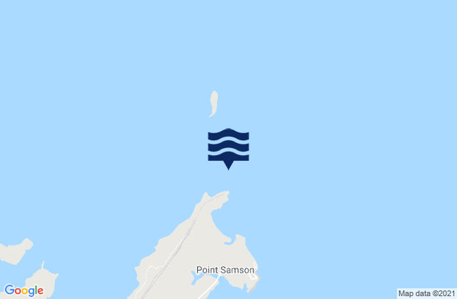 Karte der Gezeiten Port Walcott, Australia