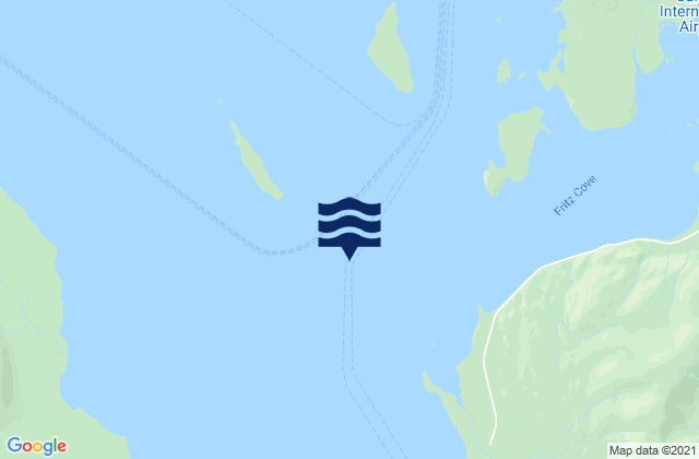 Karte der Gezeiten Portland Island SW of, United States