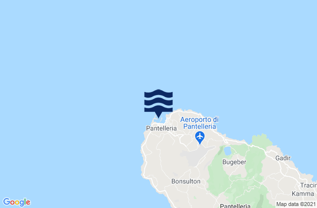 Karte der Gezeiten Porto di Pantelleria, Italy