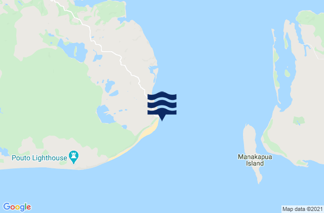 Karte der Gezeiten Pouto Point, New Zealand