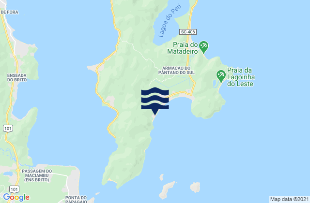 Karte der Gezeiten Praia da Solidao (Caladinho), Brazil