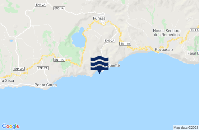 Karte der Gezeiten Praia do Fogo, Portugal