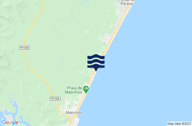 Karte der Gezeiten Praia do Leste, Brazil