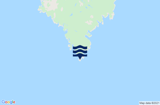 Karte der Gezeiten Price Island, Canada