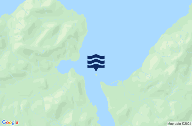 Karte der Gezeiten Provorotni Island, United States