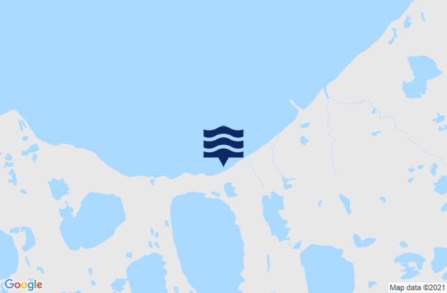 Karte der Gezeiten Prudhoe Bay, United States