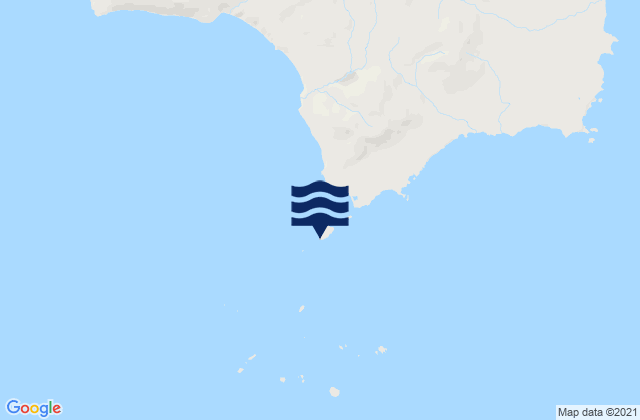 Karte der Gezeiten Puale Bay, United States