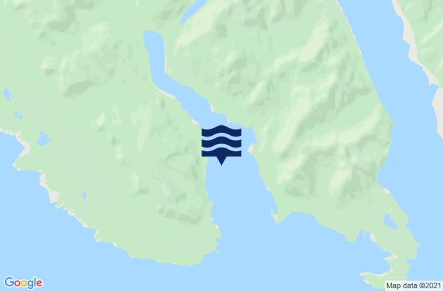 Karte der Gezeiten Puerto Alert, Chile