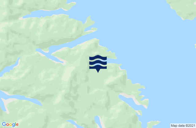 Karte der Gezeiten Puerto Angosto, Chile