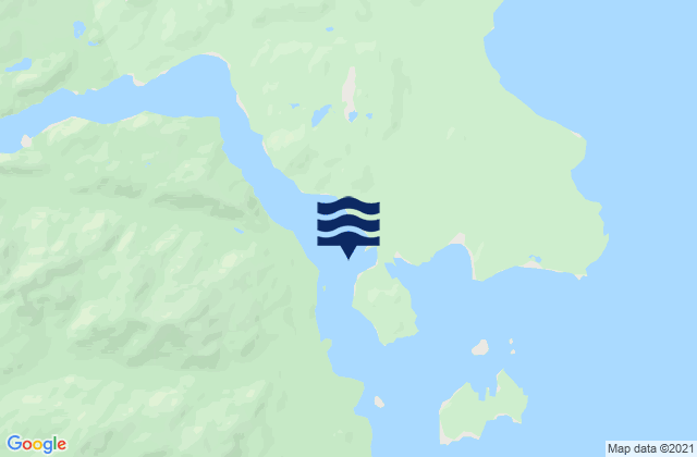 Karte der Gezeiten Puerto Lagunas, Chile