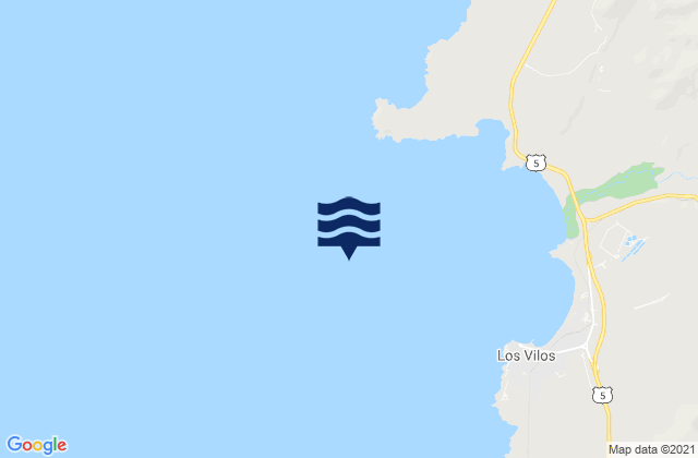 Karte der Gezeiten Puerto Los Vilos, Chile