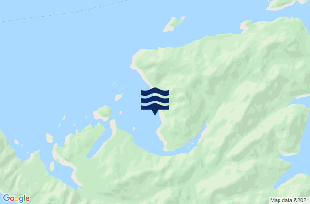 Karte der Gezeiten Puerto Refugio, Chile