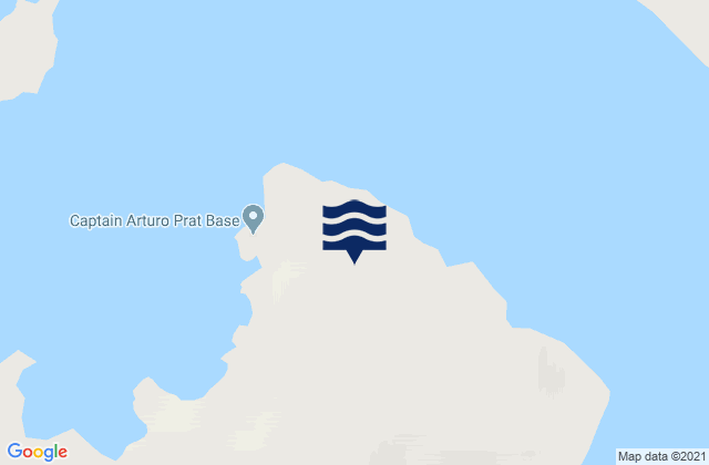 Karte der Gezeiten Puerto Soberania, Argentina