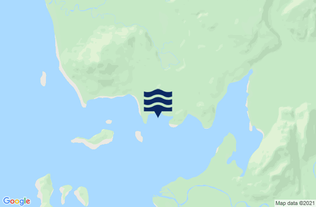 Karte der Gezeiten Puerto Tictoc, Chile