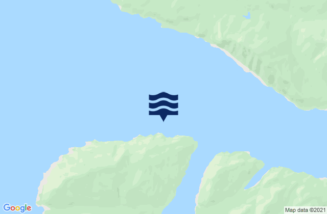 Karte der Gezeiten Puerto Yates, Chile