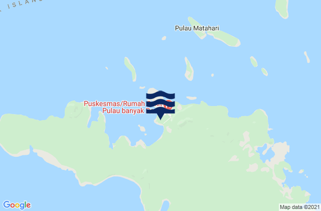 Karte der Gezeiten Pulo Batal, Indonesia