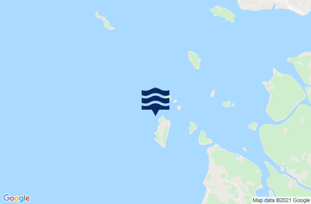 Karte der Gezeiten Pulo Kenipaan (Gelam Str), Indonesia