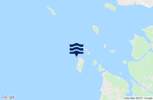 Karte der Gezeiten Pulo Kenipaan Gelam Strait, Indonesia
