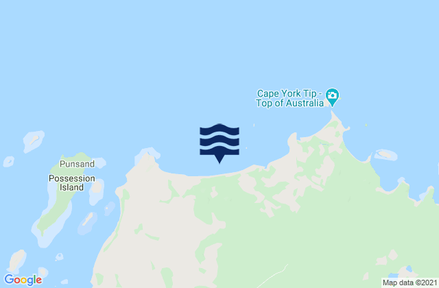 Karte der Gezeiten Punsand Bay, Australia