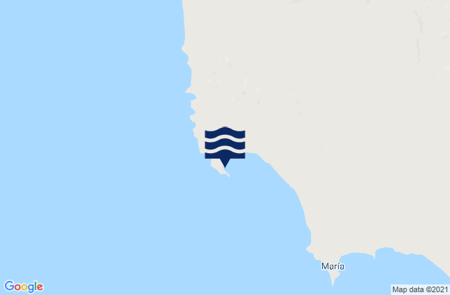 Karte der Gezeiten Punta Cono, Mexico