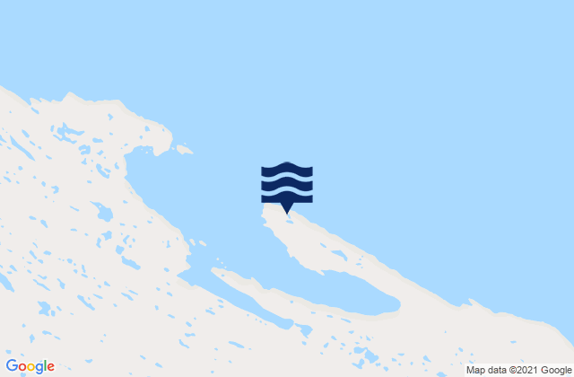 Karte der Gezeiten Purfur Cove, Canada