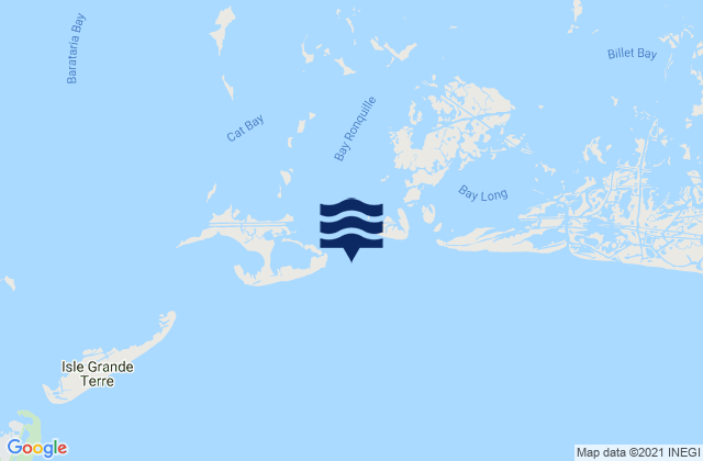 Karte der Gezeiten Quatre Bayoux Pass Barataria Bay, United States