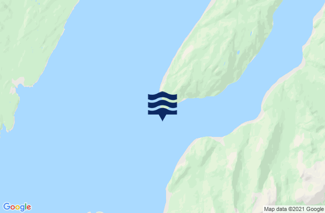 Karte der Gezeiten Ranger Islet, Canada