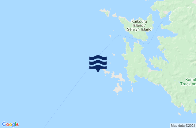 Karte der Gezeiten Rangiahua Island (Flat Island), New Zealand