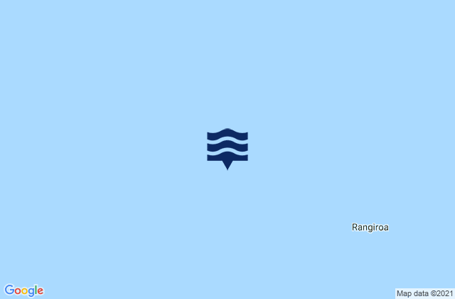 Karte der Gezeiten Rangiroa Atoll, French Polynesia