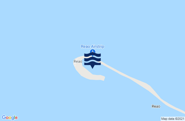 Karte der Gezeiten Reao, French Polynesia