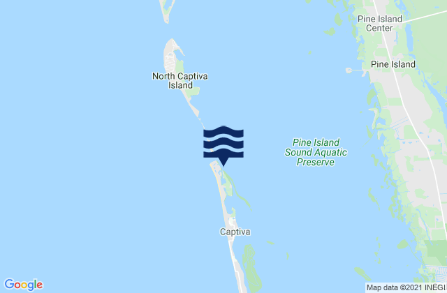 Karte der Gezeiten Redfish Pass Captiva Island (North End), United States
