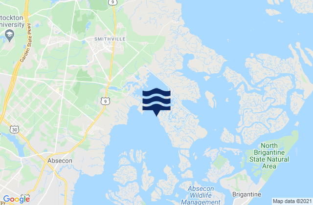 Karte der Gezeiten Reed Bay Turtle Cove, United States