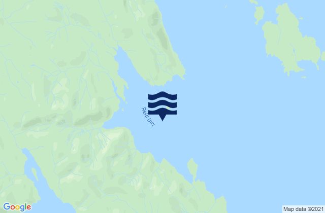 Karte der Gezeiten Reid Bay, United States