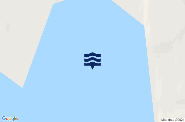 Karte der Gezeiten Rigby Bay, Canada