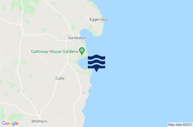 Karte der Gezeiten Rigg Bay, United Kingdom