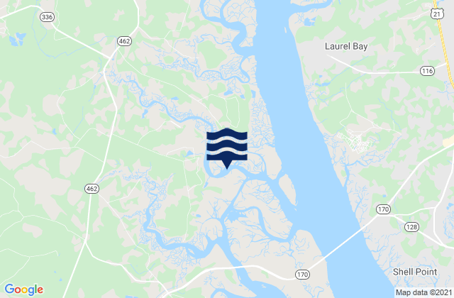 Karte der Gezeiten Rincon - The Cove, United States