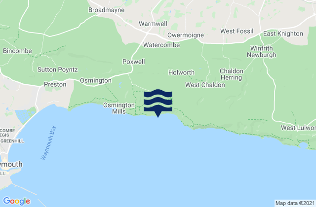 Karte der Gezeiten Ringstead Bay Beach, United Kingdom