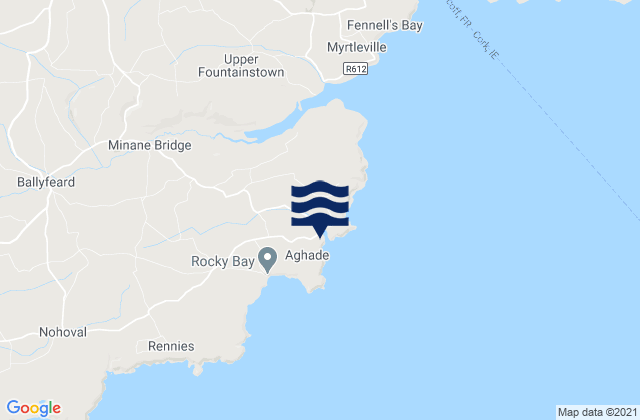 Karte der Gezeiten Roberts Cove, Ireland