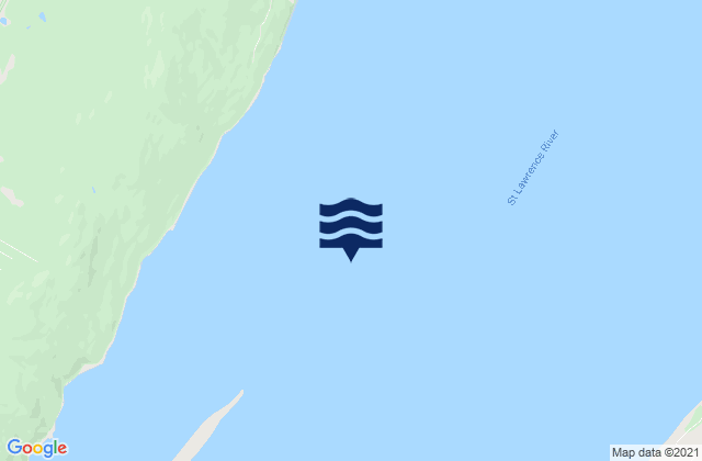 Karte der Gezeiten Rocher Neptune, Canada